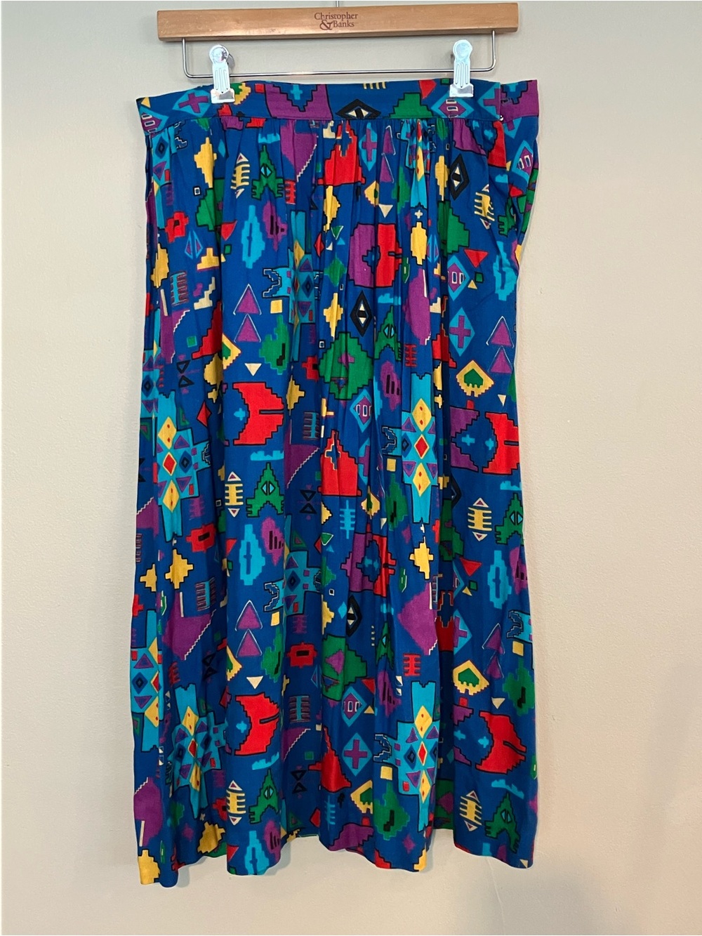Vintage Pliers Colorful Pattern Skirt